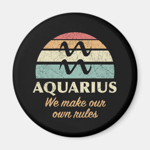 Funny Aquarius Zodiac Regler Magnet