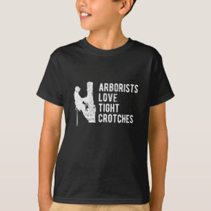 Funny Arborist Fars dag Träd Kliber Gift T Shirt