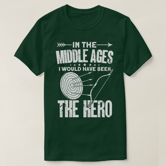 Funny Archer Bow Archery 1 T Shirt (Design framsida)