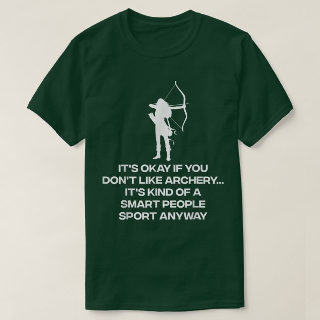 Funny Archery Designs For Men Women Bowhunter Arch T Shirt (Design framsida)