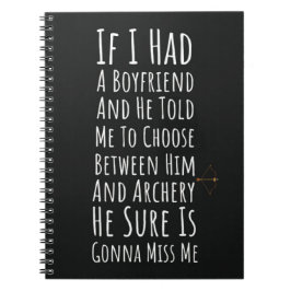 Funny Archery Gifts For Her Woman Archer Girls Anteckningsbok