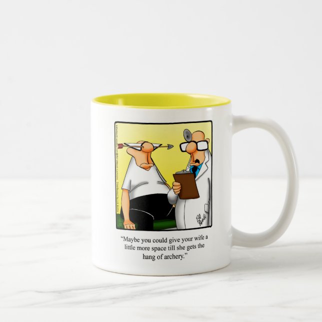 Funny Archery Humor Mugg Gift (Höger)