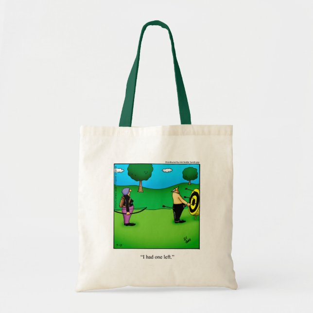 Funny Archery Humor Tote Bag Gift Tygkasse (Framsidan)