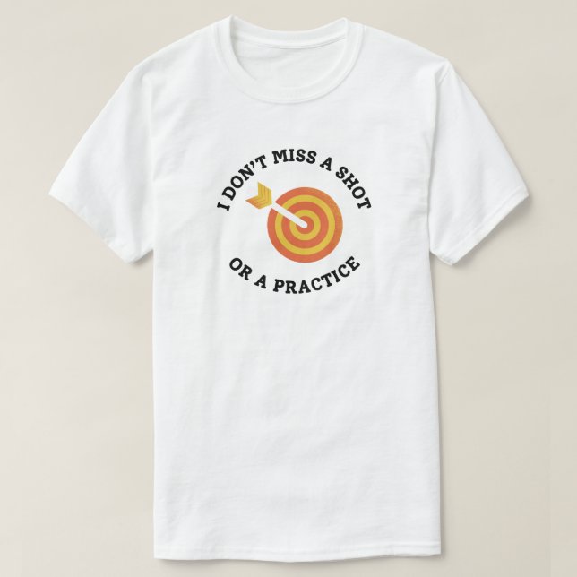 Funny Archery Pappa Sstickande T Shirt (Design framsida)