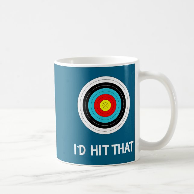 Funny Archery Quote I'd Hit That Archer Gif  Kaffemugg (Höger)