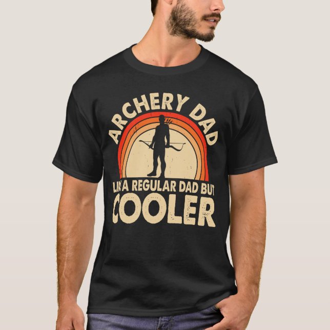 Funny Archery Shirt Ideas Pappa Gift T (Framsida)