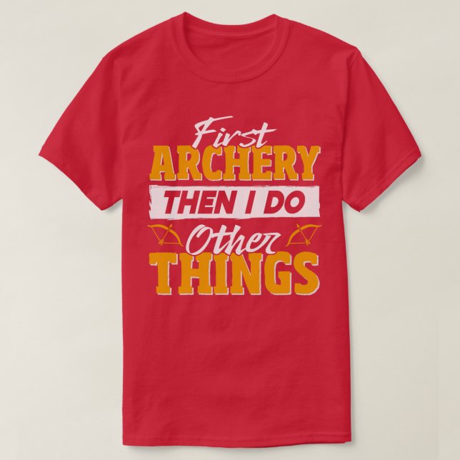 Funny Archery T Shirt (Design framsida)