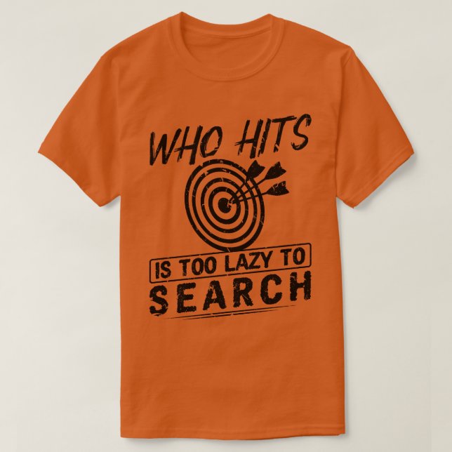 Funny Archery Target för Archer T Shirt (Design framsida)