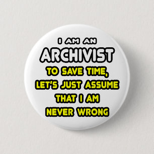 Funny Archivist T-Shirts and Gifts Knapp