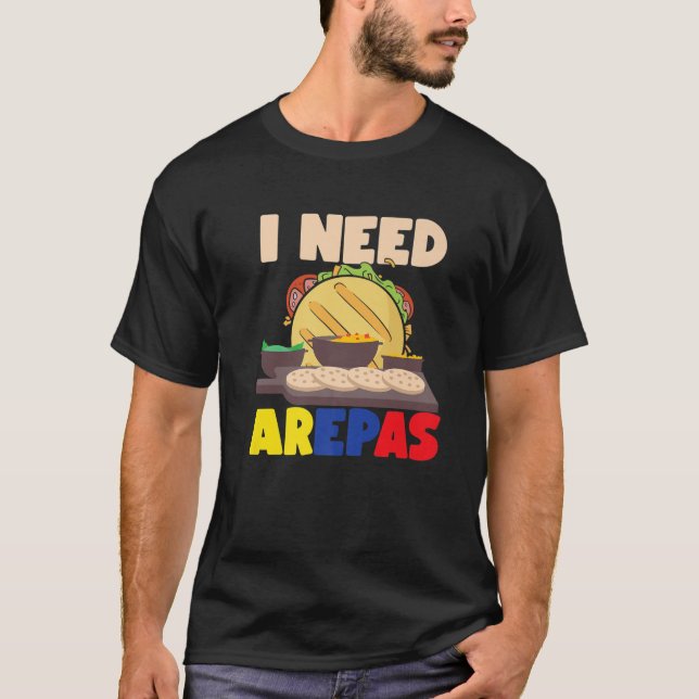 Funny Arepa T Shirt (Framsida)