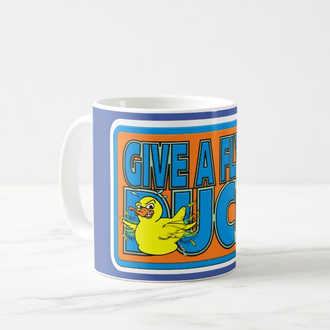 FUNNY ARG ANKA 4X4 DUCK DESIGN KAFFEMUGG (Framsida vänster)