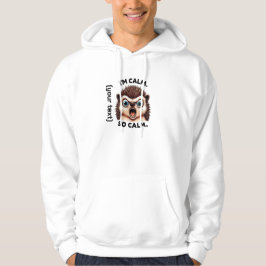 Funny Arg Hedgehog Anpassade Hoodie
