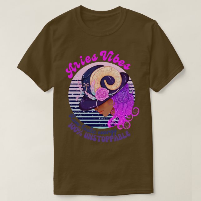 Funny Aries Zodiac Sign Aries Vibes Ramstastic Ene T Shirt (Design framsida)