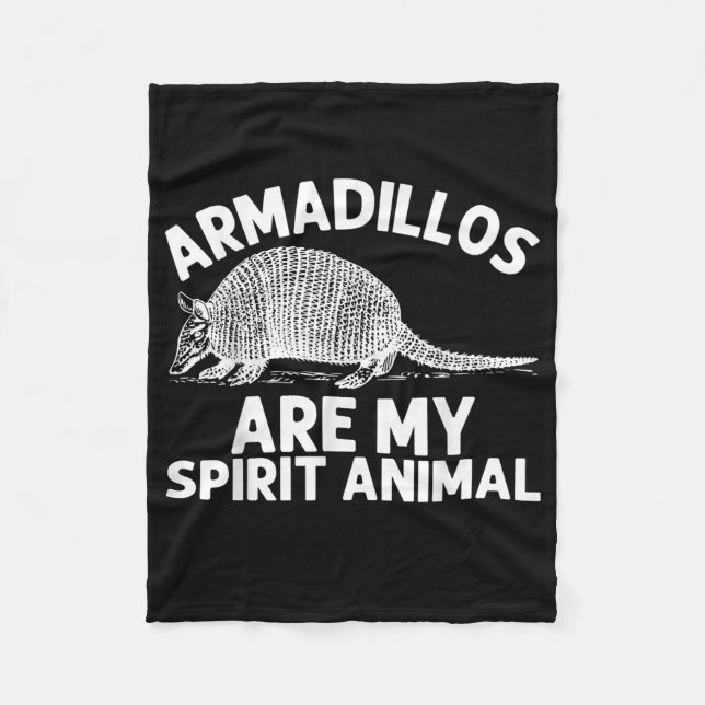 Funny Armadillo Gift Manar Women Armadillo Cute Fleecefilt (Framsidan)