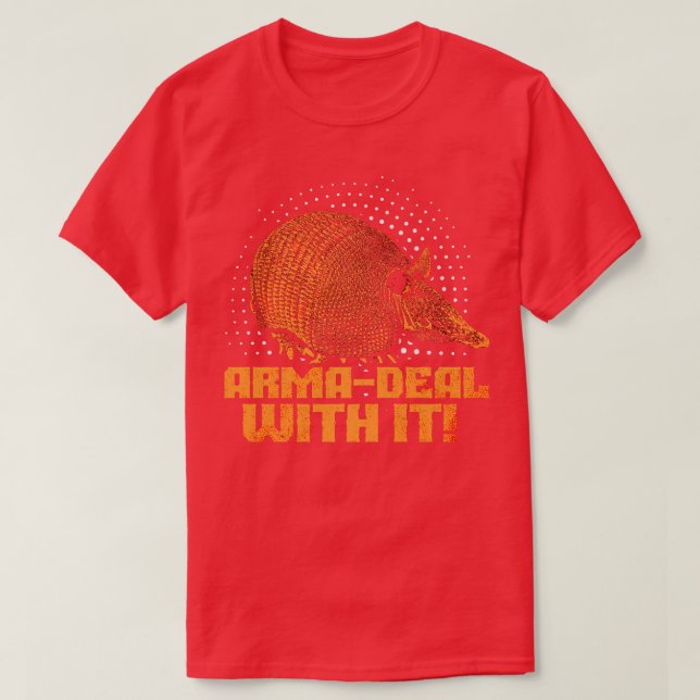 Funny Armadillo T Shirt (Design framsida)