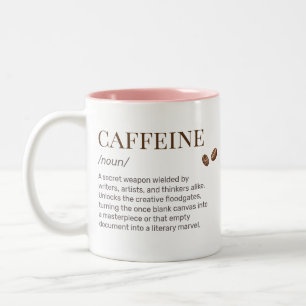Funny Artist Kreativ Writer Humous Witty Coffee Två-Tonad Mugg