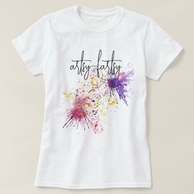 FUNNY ARTSY-FARTSY ARTISTS T SHIRT (Design framsida)