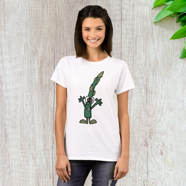 Funny Asparagus Womens T-Shirt (Skapare uppladdad)
