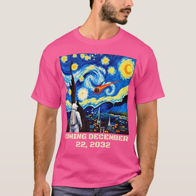 Funny Asteroid 2032 Yr4 Asteroid 2024 Yr4 Kids Man T Shirt (Framsida)