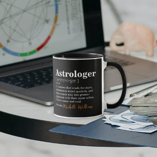 Funny Astrologer Definition-Anpassade Mugg