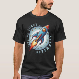 Funny Astronaut och raketdesign - Ge Me Space Spac T Shirt
