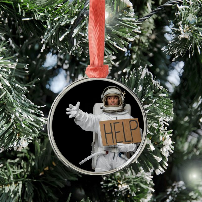 Funny Astronaut Ornament (Skapare uppladdad)