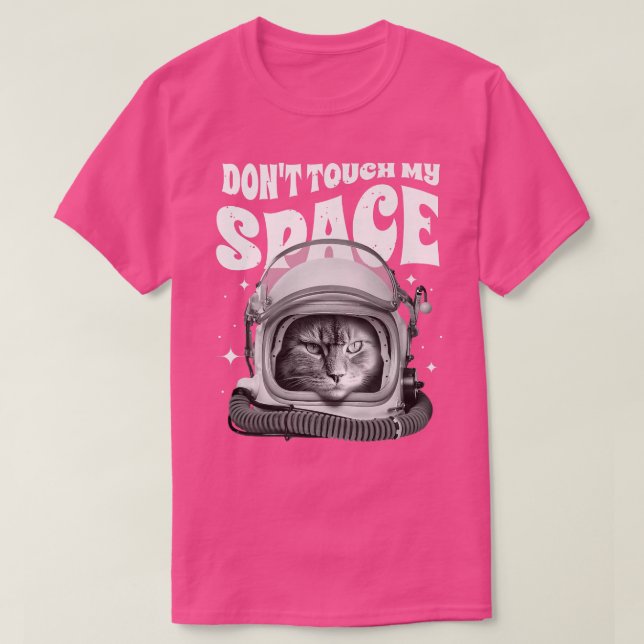 Funny Astronaut space cat Graphic Men Women  T Shirt (Design framsida)