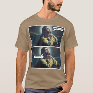 Funny Atheist Religiösa Jesus Praying Gift T Shirt