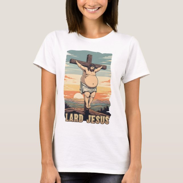 Funny atheist T shirt (Framsida)