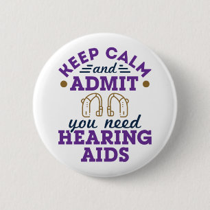Funny Audiology Behålla Lugn Admit Need Hearing Ai Knapp