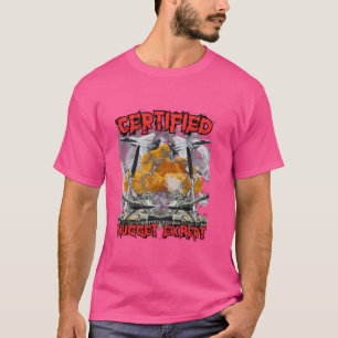 Funny Auktoriserad Chicken Nugget Bootleg Hardcore T Shirt