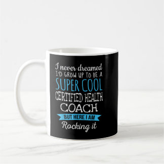 Funny Auktoriserad Health Coach T Apprecision Gift Kaffemugg