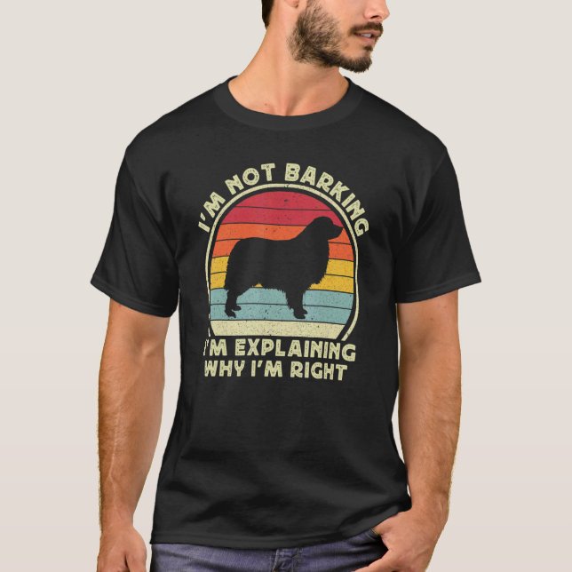 Funny Aussie Hund Red Blue Merle Australian Shephe T Shirt (Framsida)