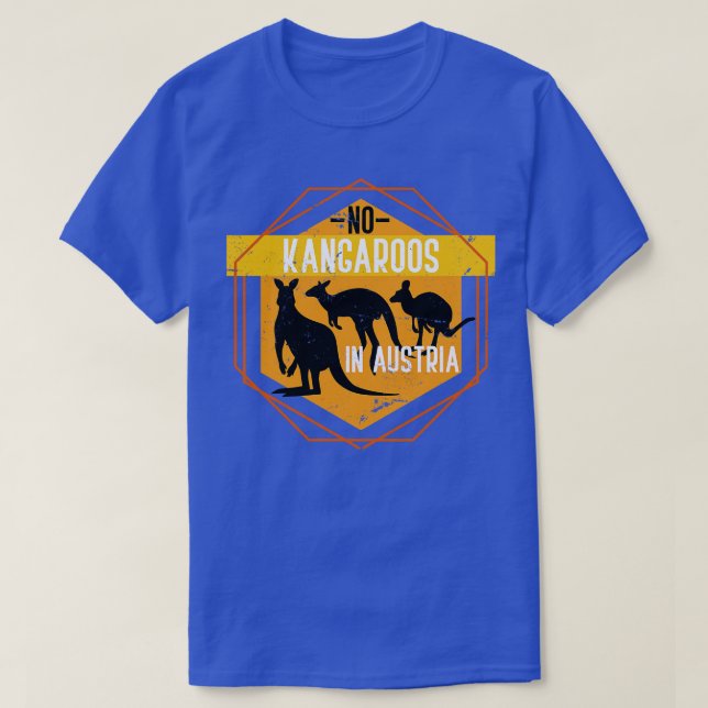 Funny Australia Gift Kangaroo T Shirt (Design framsida)