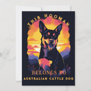 Funny Australian Cattle Hund Parent Personlig Meddelande