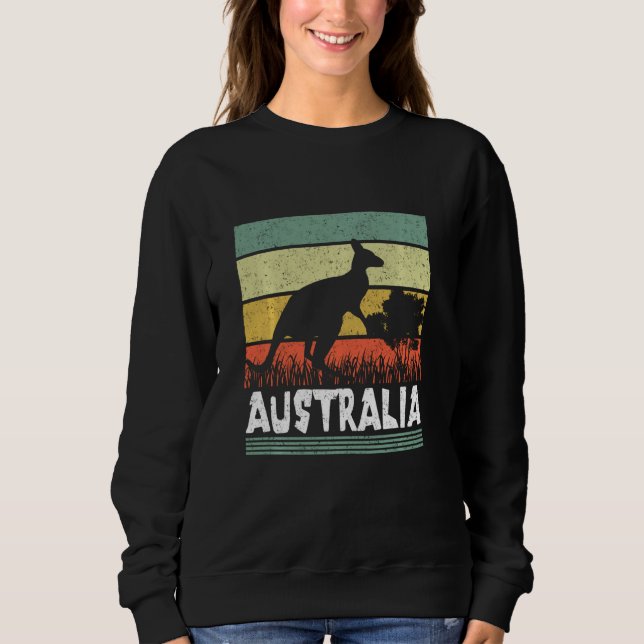 Funny Australian Day Funny Australian Kangaroo Vin T Shirt (Framsida)