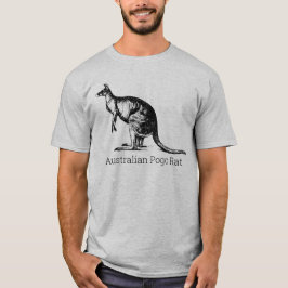 Funny AUSTRALIAN POGO RÅTTA Kangaroo T Shirt