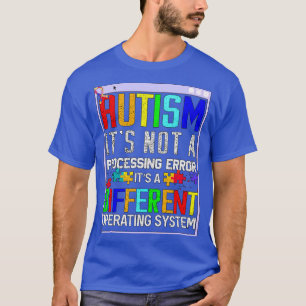 Funny Autism citerar Neurodiversity Awareness Supp T Shirt