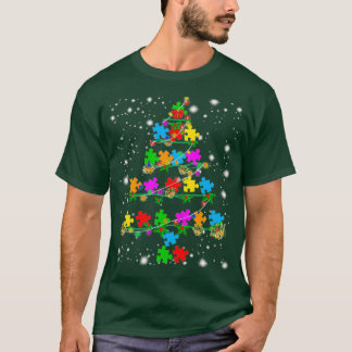 Funny Autism Julgran Ornament Decor Gift T Shirt