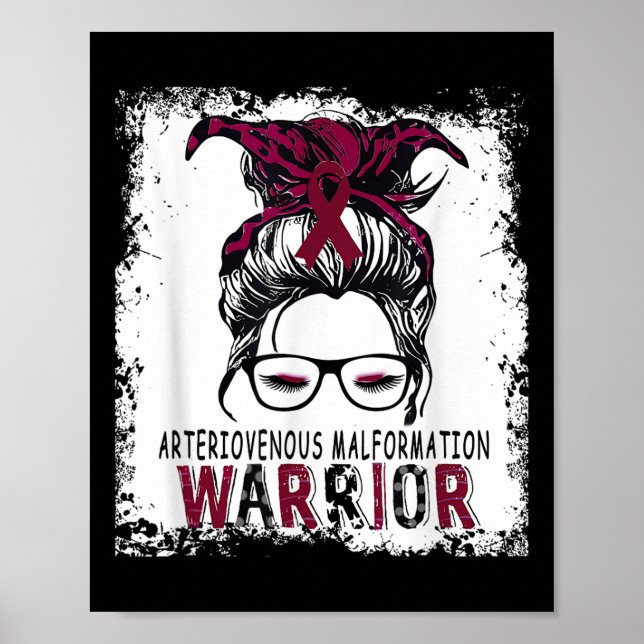 Funny Avm Arteriovenous Malformation Awareness, Poster (Framsidan)
