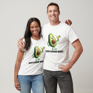 Funny Avo Bra Day Avocado Cocktail T Shirt