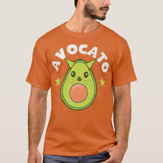 Funny Avocado Älskare Avocato Guacamole Cat Lover T Shirt