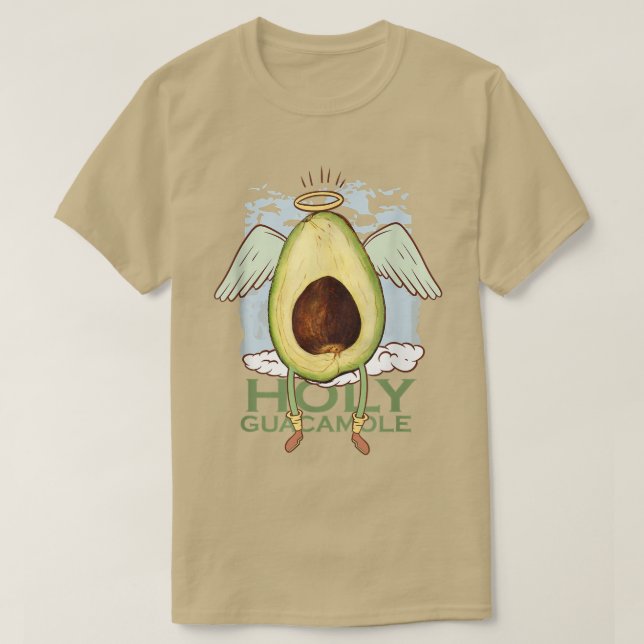 Funny avocado ängel t shirt (Design framsida)