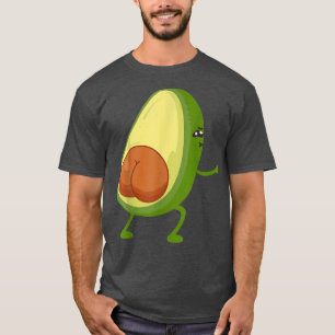 Funny Avocado Butt Squate Glute Workout Cute & S T Shirt