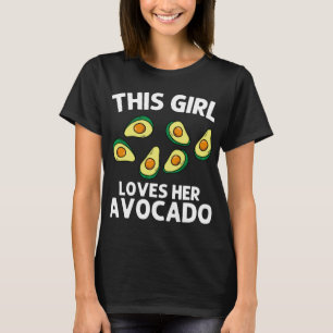 Funny Avocado for Girls Kid Pear Guac Avocados Mex T Shirt