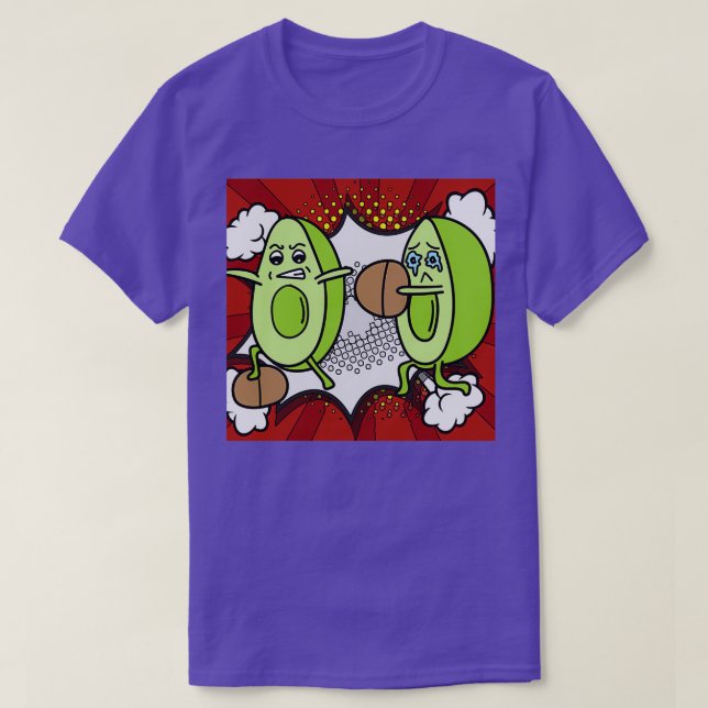 Funny Avocado Fruit 5 T Shirt (Design framsida)