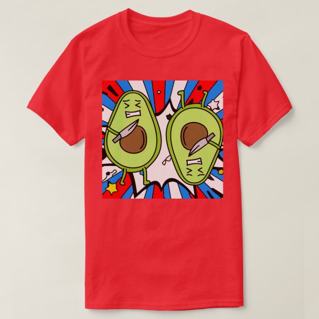 Funny Avocado Fruit Classic TShirt T Shirt (Design framsida)