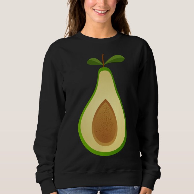 Funny Avocado Fruit Halloween Costume Gift T Shirt (Framsida)