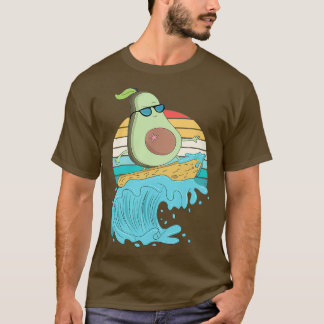 Funny Avocado Funny Surfing Avocado sommargåva Av T Shirt