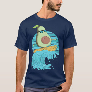 Funny Avocado Funny Surfing Avocado sommargåva Av T Shirt